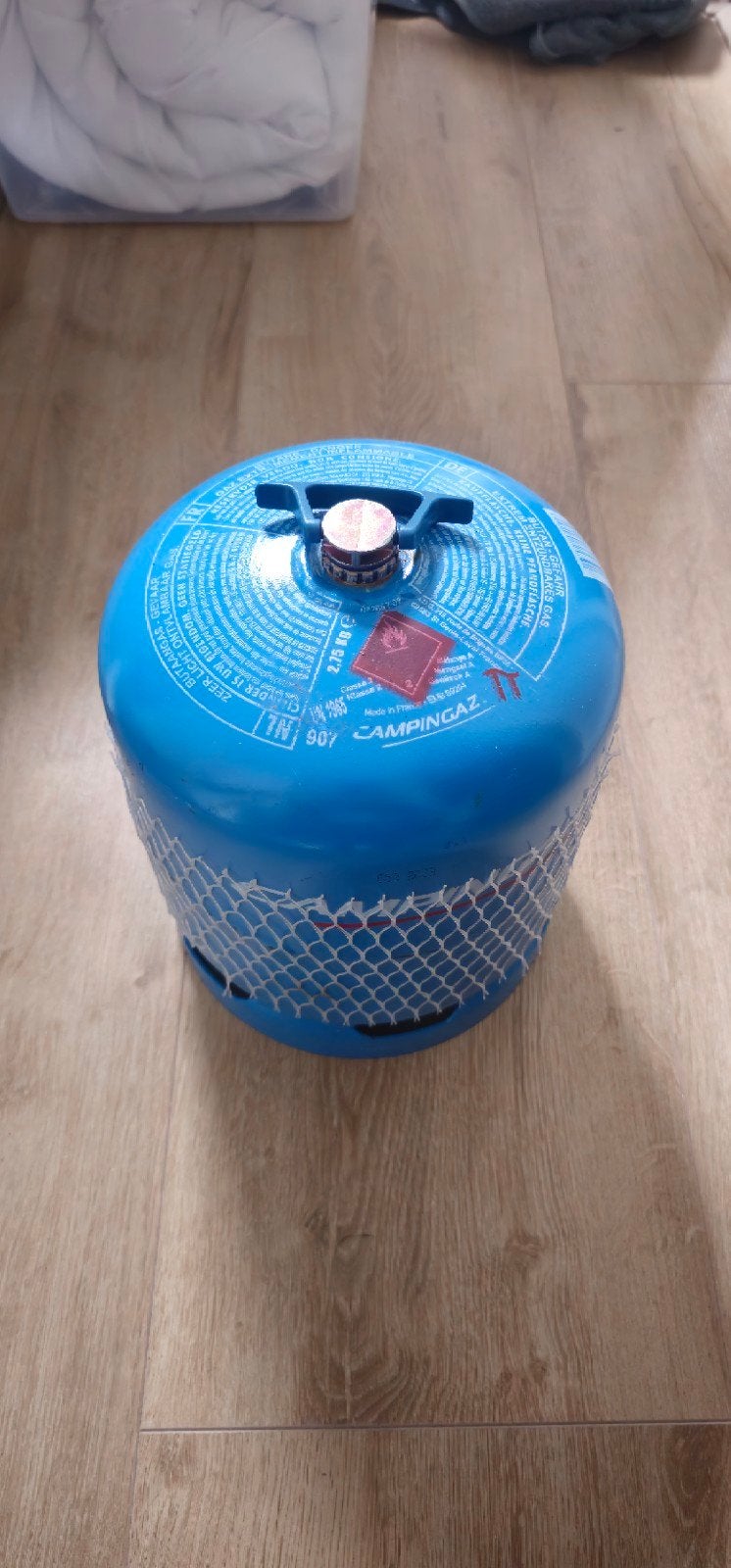 Campingaz 907 gasfles, Caravans en Kamperen, Ophalen, Zo goed als nieuw