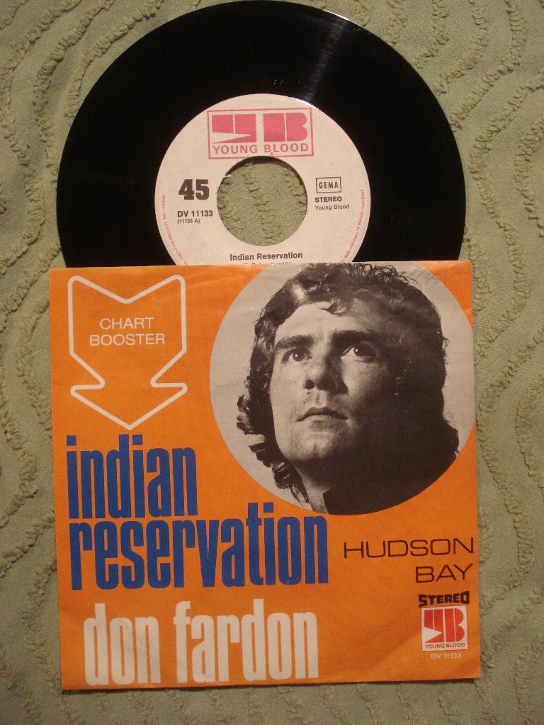Don Fardon 7" Vinyl Single: ‘Indian Reservastion’ (D), Ophalen of Verzenden, Zo goed als nieuw, Pop