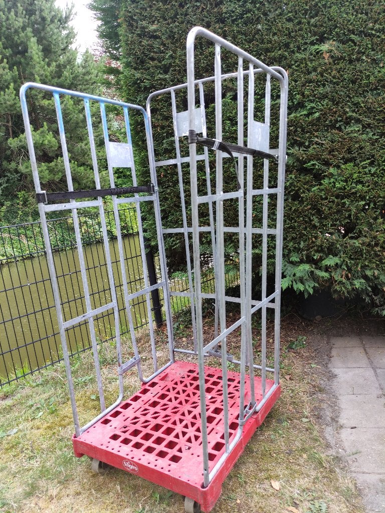 Rolcontainers, Doe-het-zelf en Verbouw, Transportwagens, 100 liter of meer, Ophalen, Zo goed als nieuw, Transportkar