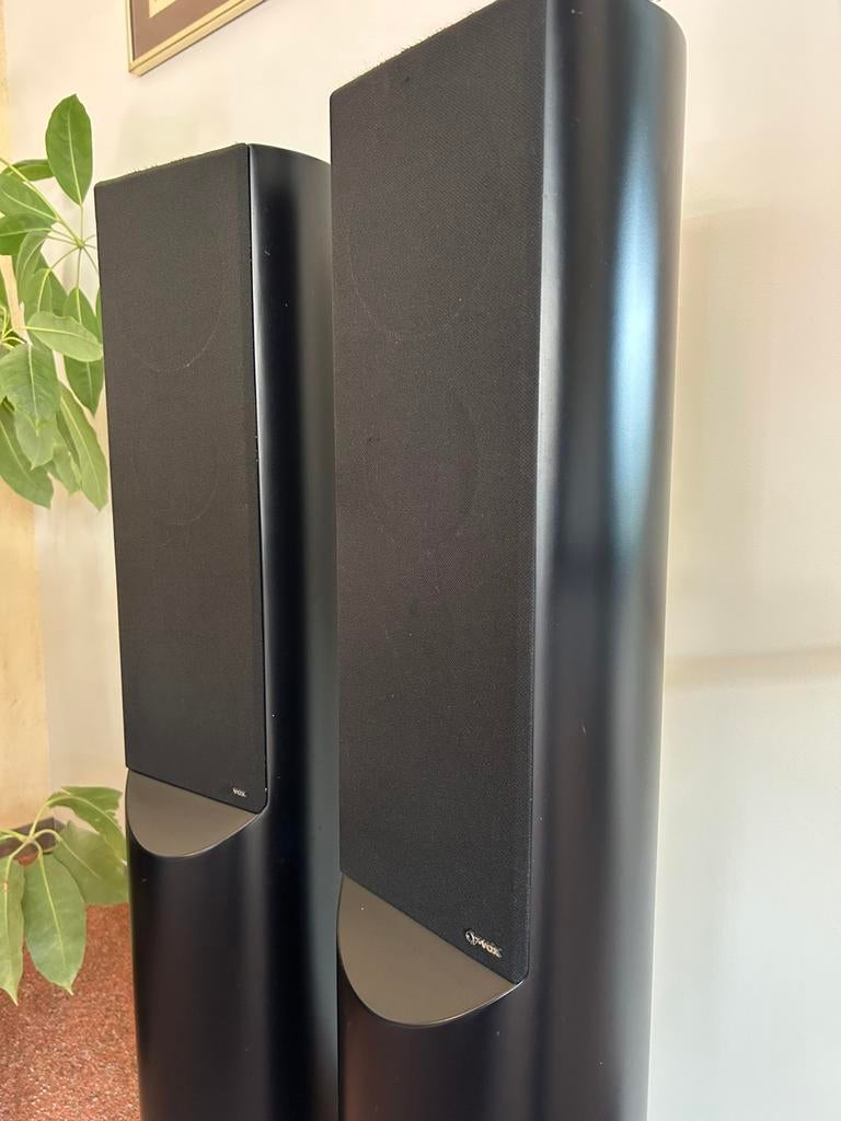 Set V-Vox luidsprekers, Audio, Tv en Foto, Luidsprekers, Zo goed als nieuw, 120 watt of meer, Front, Rear of Stereo speakers, Ophalen