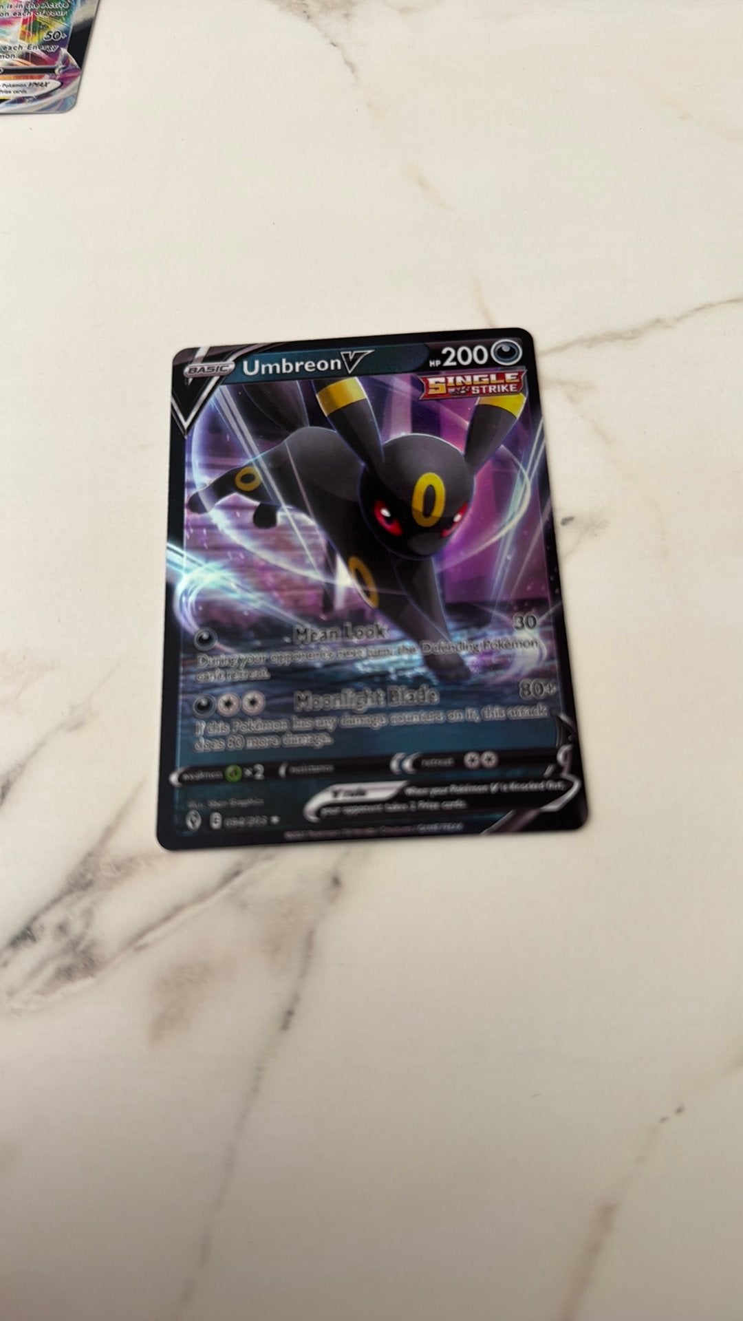 Umbreon V, Ophalen, Zo goed als nieuw