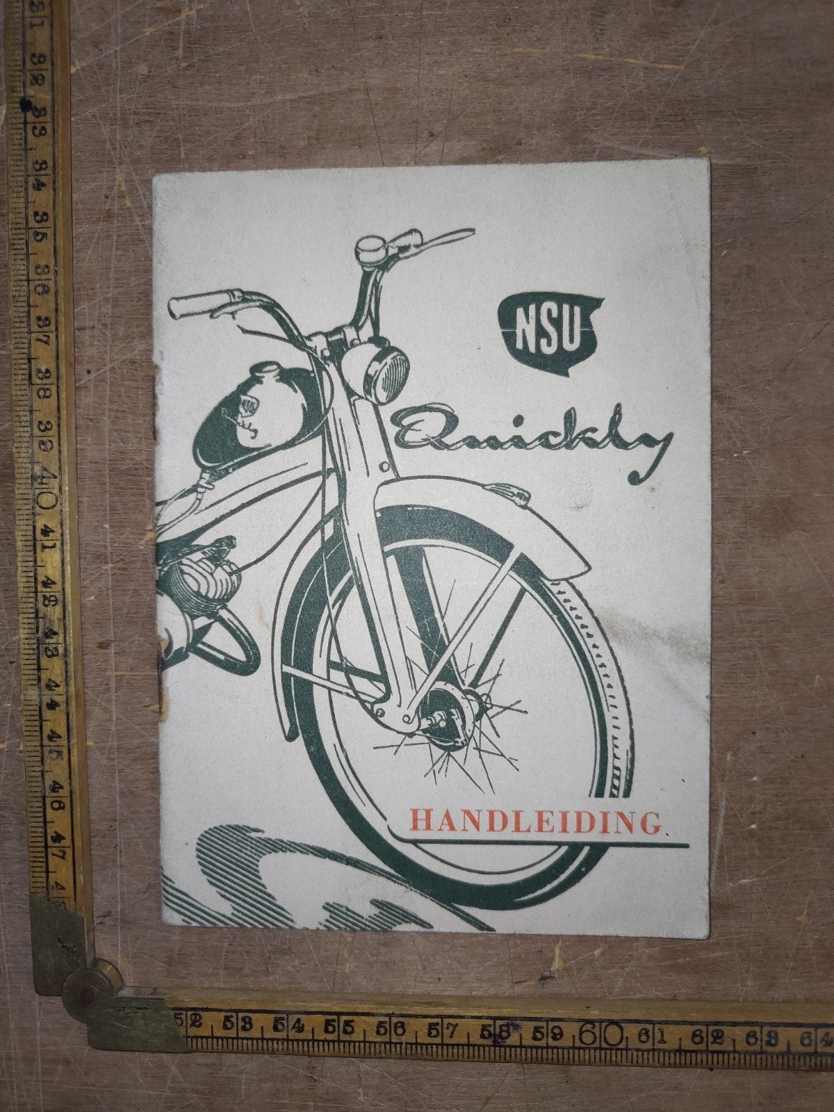 Handleiding NSU Quickly, Fietsen en Brommers, Ophalen of Verzenden, Gebruikt