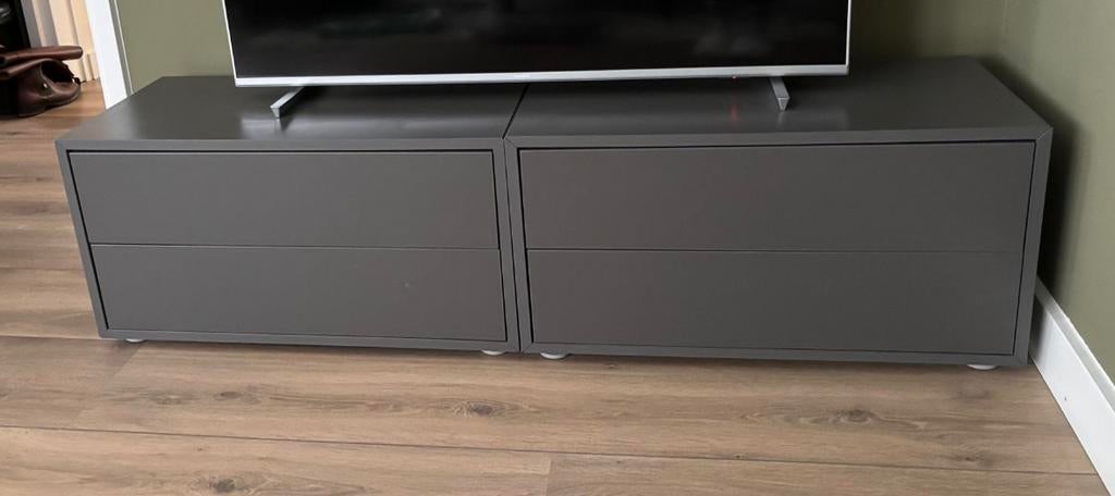 1 Eket kast met lades, Ophalen, 50 tot 100 cm, Zo goed als nieuw, Minder dan 100 cm