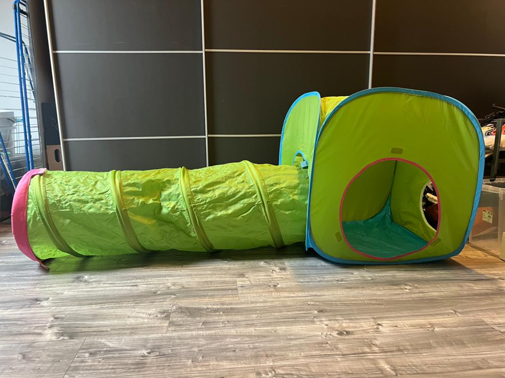 IKEA tent en tunnel, Ophalen, Gebruikt