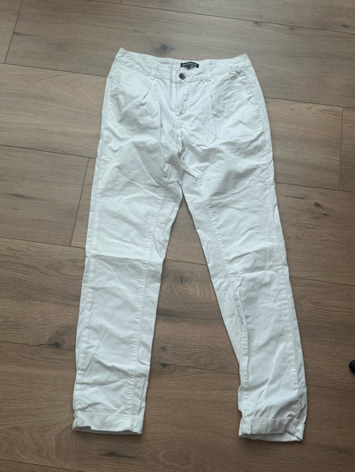 Superstar broek maat 34, Kleding | Dames, Wit, Ophalen of Verzenden, Zo goed als nieuw, Maat 34 (XS) of kleiner