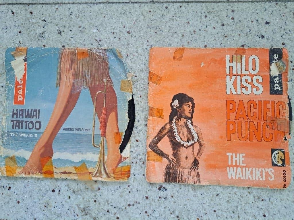 Vintage 45 toeren vinyl single The Waikiki's, Gebruikt, 7 inch, Single, Ophalen of Verzenden