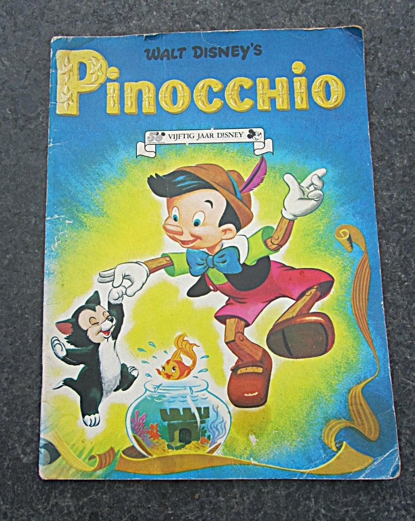 boekje PINOKKIO  disney, Verzamelen, Ophalen of Verzenden, Overige figuren, Gebruikt, Overige typen