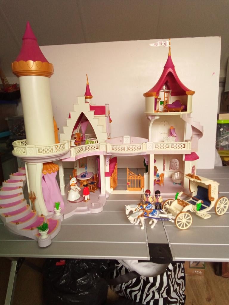 Playmobil kasteel, Ophalen of Verzenden, Gebruikt, Poppenhuis