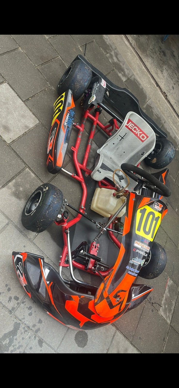 Mini kart rollend chassis., Ophalen, Gebruikt, Kart