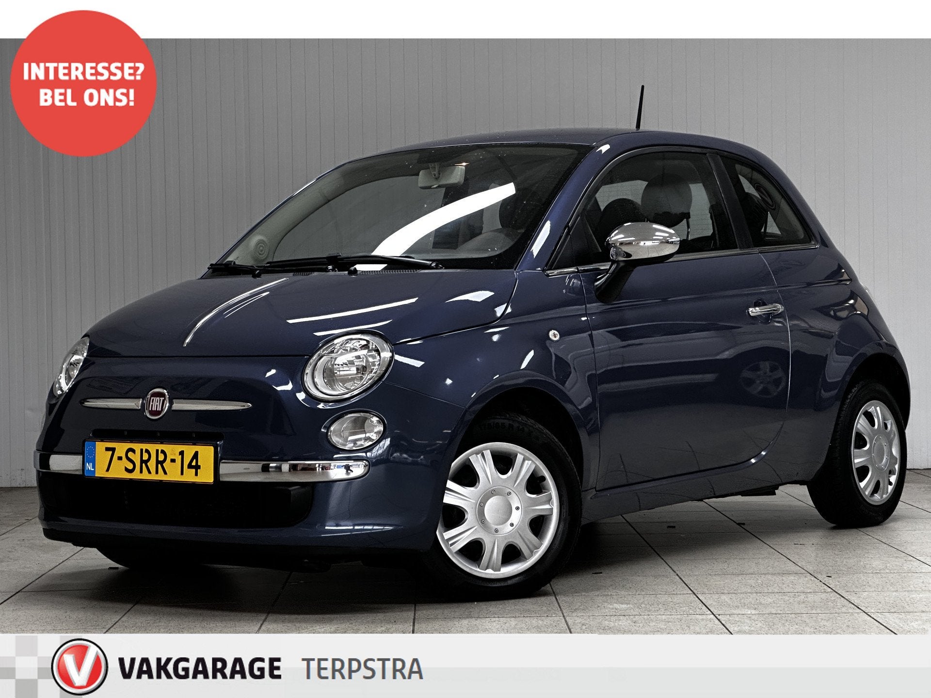 Fiat 500 1.0 TwinAir Easy /Airco /Elek. Ramen + Spiegels /C., Voorwielaandrijving, Stof, Gebruikt, Euro 6