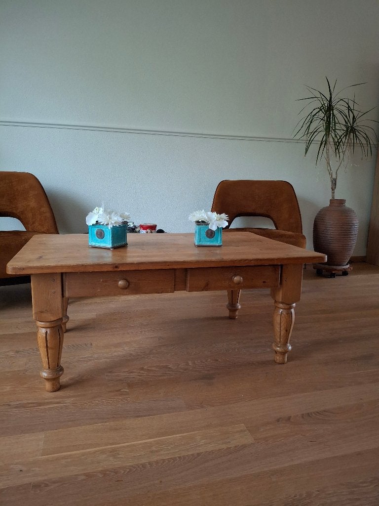 Salontafel Grenen 72 x 110, Ophalen, Gebruikt, 100 tot 150 cm, 50 tot 100 cm