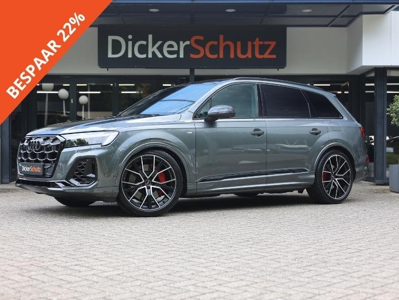Audi Q7 60 TFSIe Competition Vierwielb. | Pano | Massage | T, Auto's, Audi, Automaat, 2995 cc, 26 kWh, 489 pk