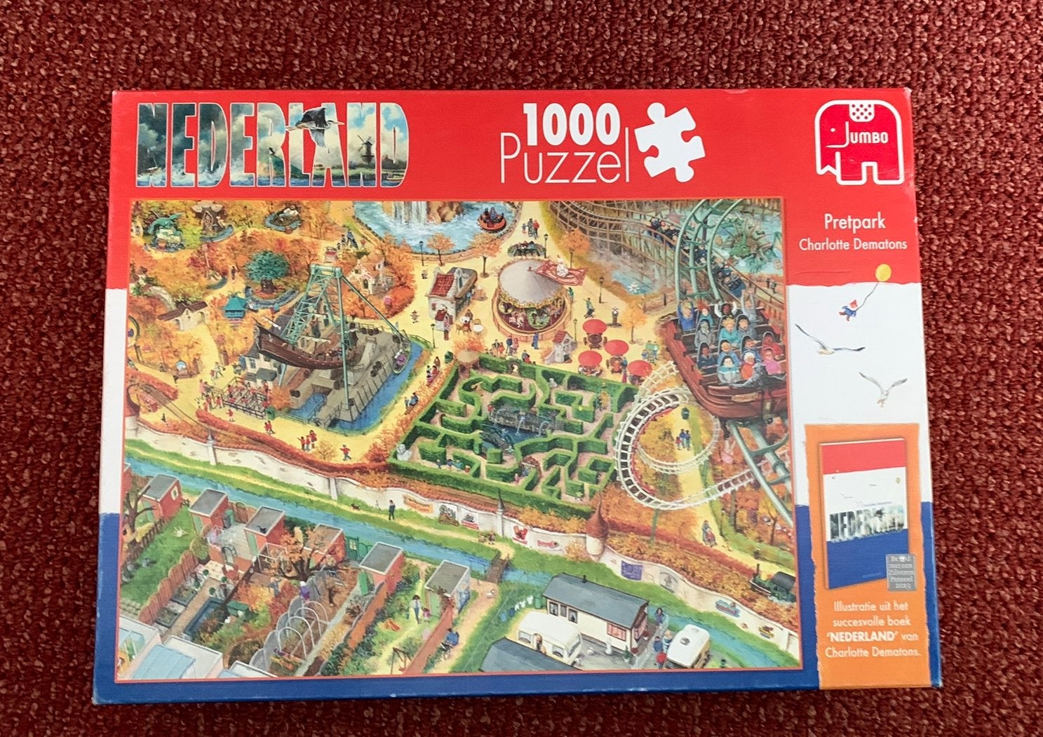 Puzzel Charlotte Dematons Nederland Pretpark Efteling, Ophalen of Verzenden, 500 t/m 1500 stukjes, Zo goed als nieuw