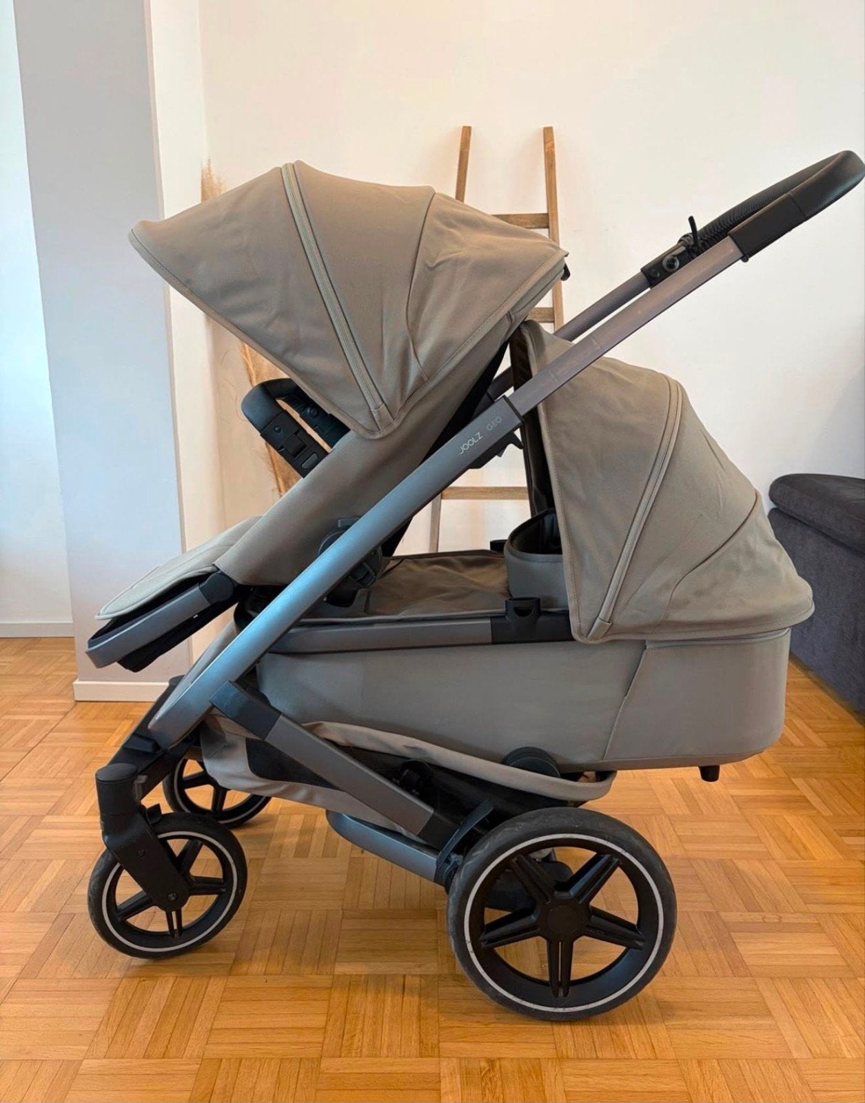 Joolz Geo 3 duo Combiwagen - Stijlvol en Compleet, Kinderen en Baby's, Zo goed als nieuw, Combiwagen, Verstelbare duwstang, Ophalen