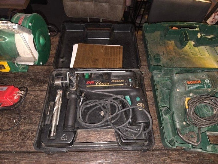 elektrische gereedschappen:, Ophalen, Overige typen, Klopboormechanisme, Gebruikt