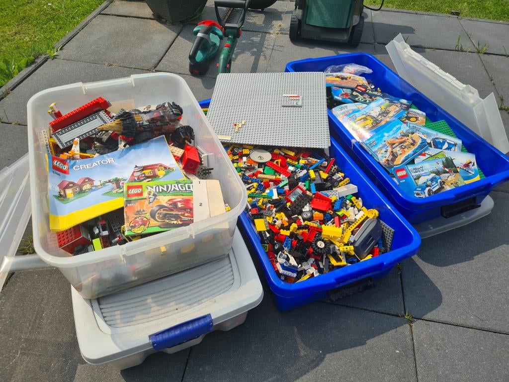 Grote partij LEGO met diverse sets en losse stenen, Gebruikt, Lego, Ophalen of Verzenden, Meerdere sets