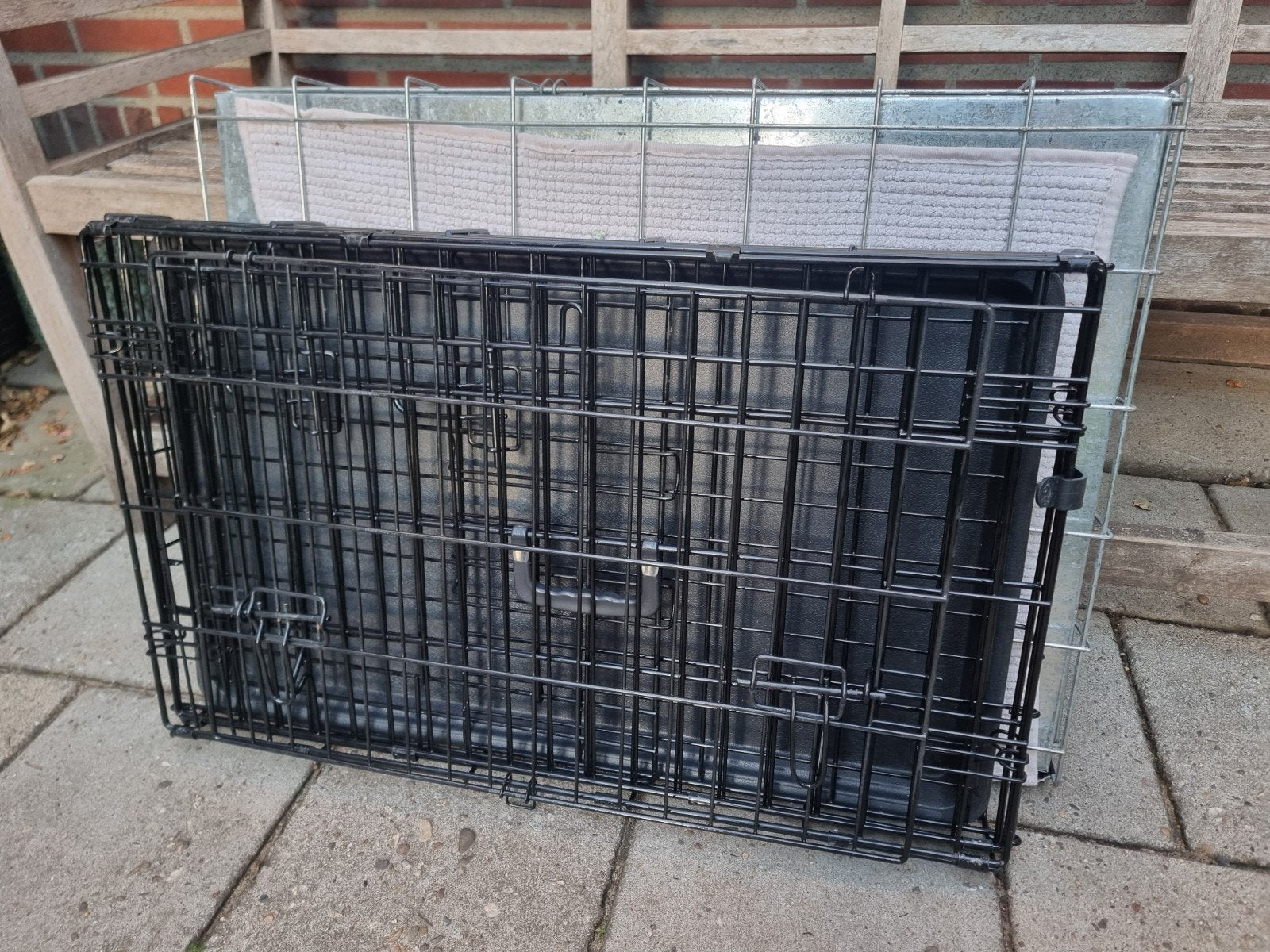 2x hondenbench, bench, Ophalen, Zo goed als nieuw
