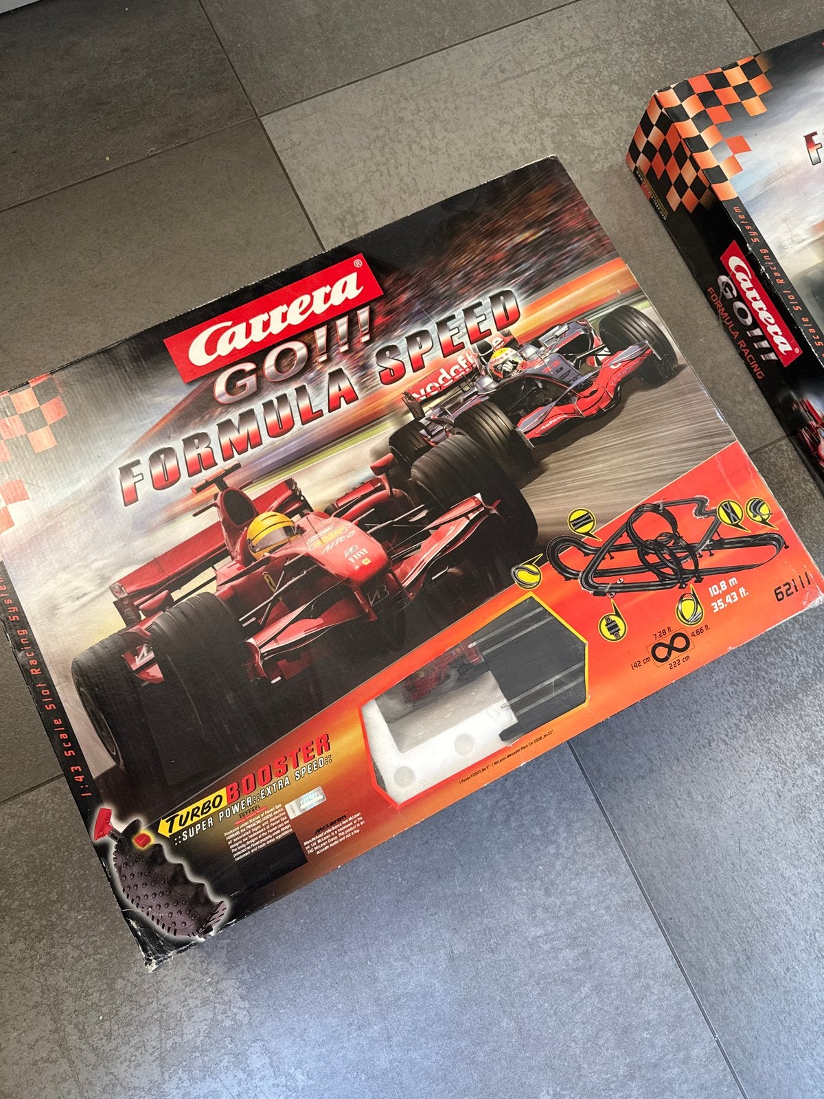 Carrera Go!!! Formula Speed Racebaan 2 dozen en 9 auto’s., Kinderen en Baby's, Carrera, Ophalen of Verzenden, Elektrisch, Met looping