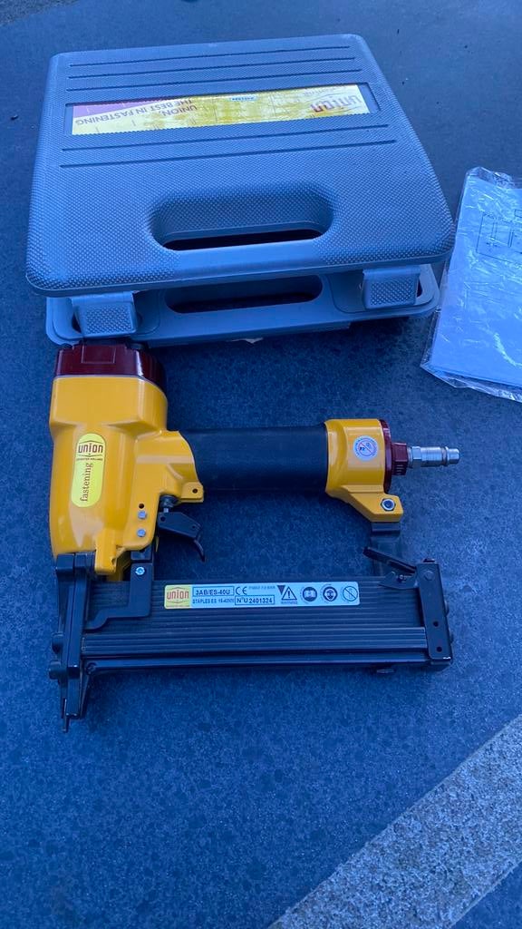Union 3AB/ES-40u tacker.  Nieuw in koffer, Doe-het-zelf en Verbouw, Ophalen of Verzenden, Nieuw