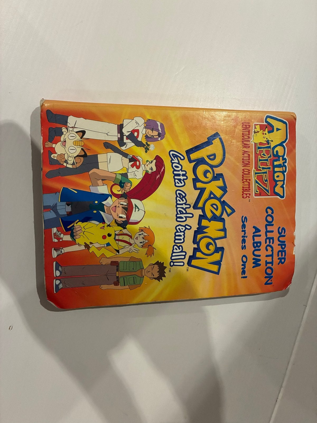 Pokemon Action Flipz Series One met map + Zeldzame Stickers, Ophalen, Zo goed als nieuw, Overige typen, Foil