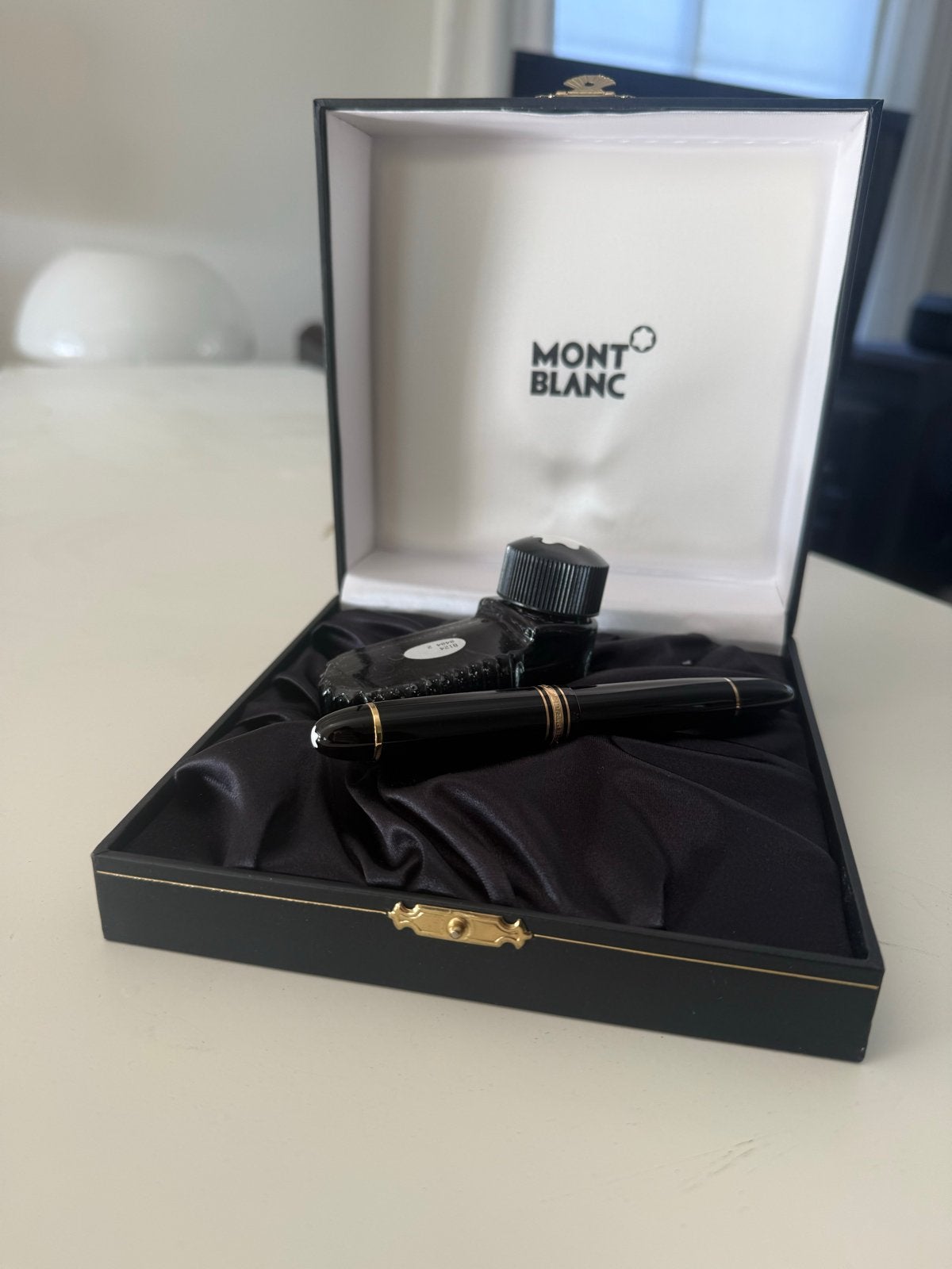 Montblanc Meisterstück 149 Diplomat – 18K penpunt – Met doos, Ophalen of Verzenden