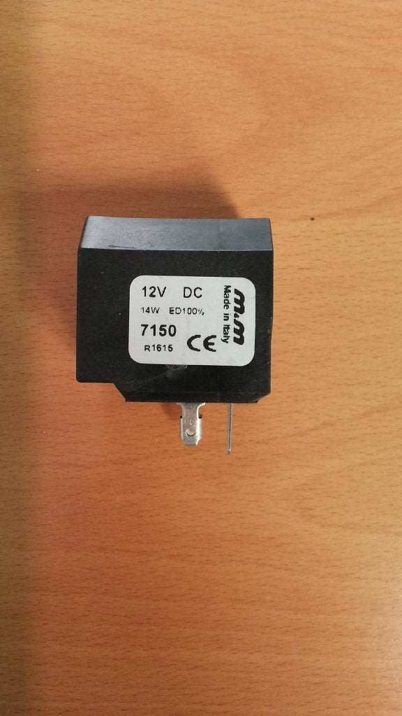 M&M spoel 12Vdc 14W magneetventiel serie 7000 7150, Verzenden, Zo goed als nieuw