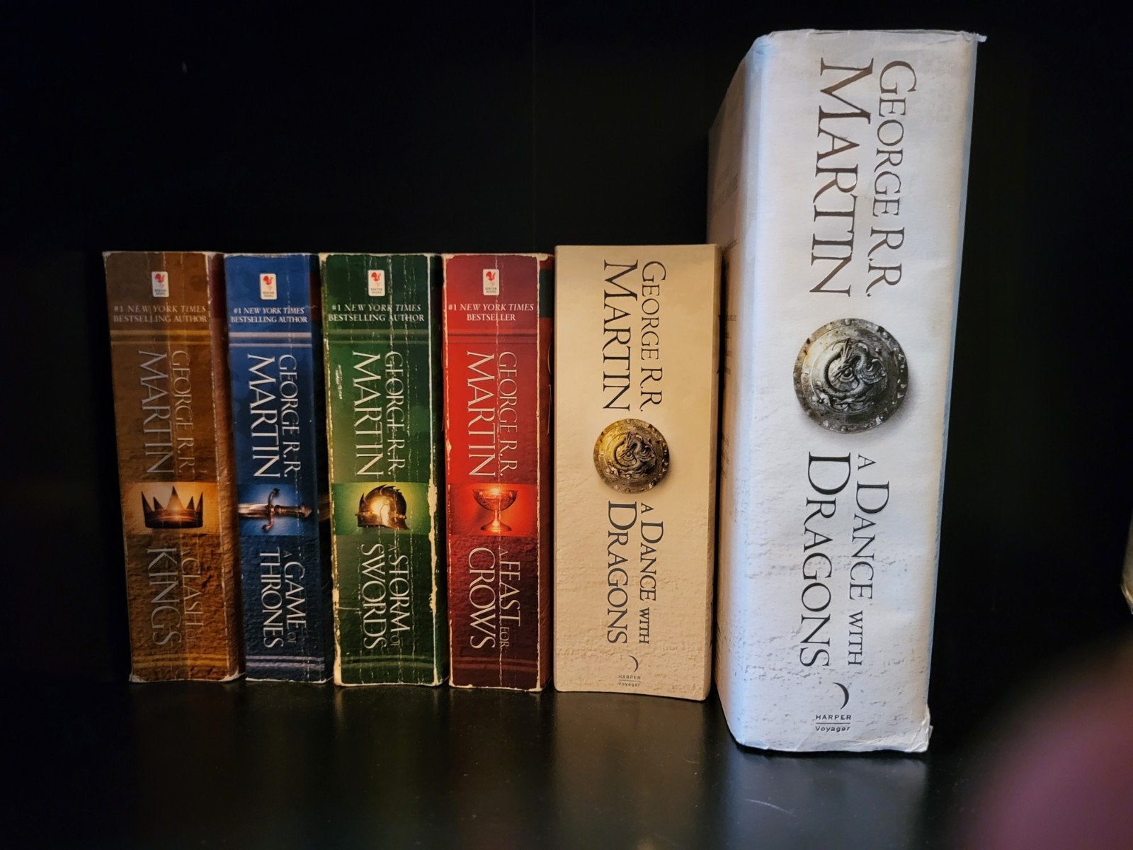 A Song of Ice and Fire - George R.R. Martin (Engels), Ophalen of Verzenden, Gelezen
