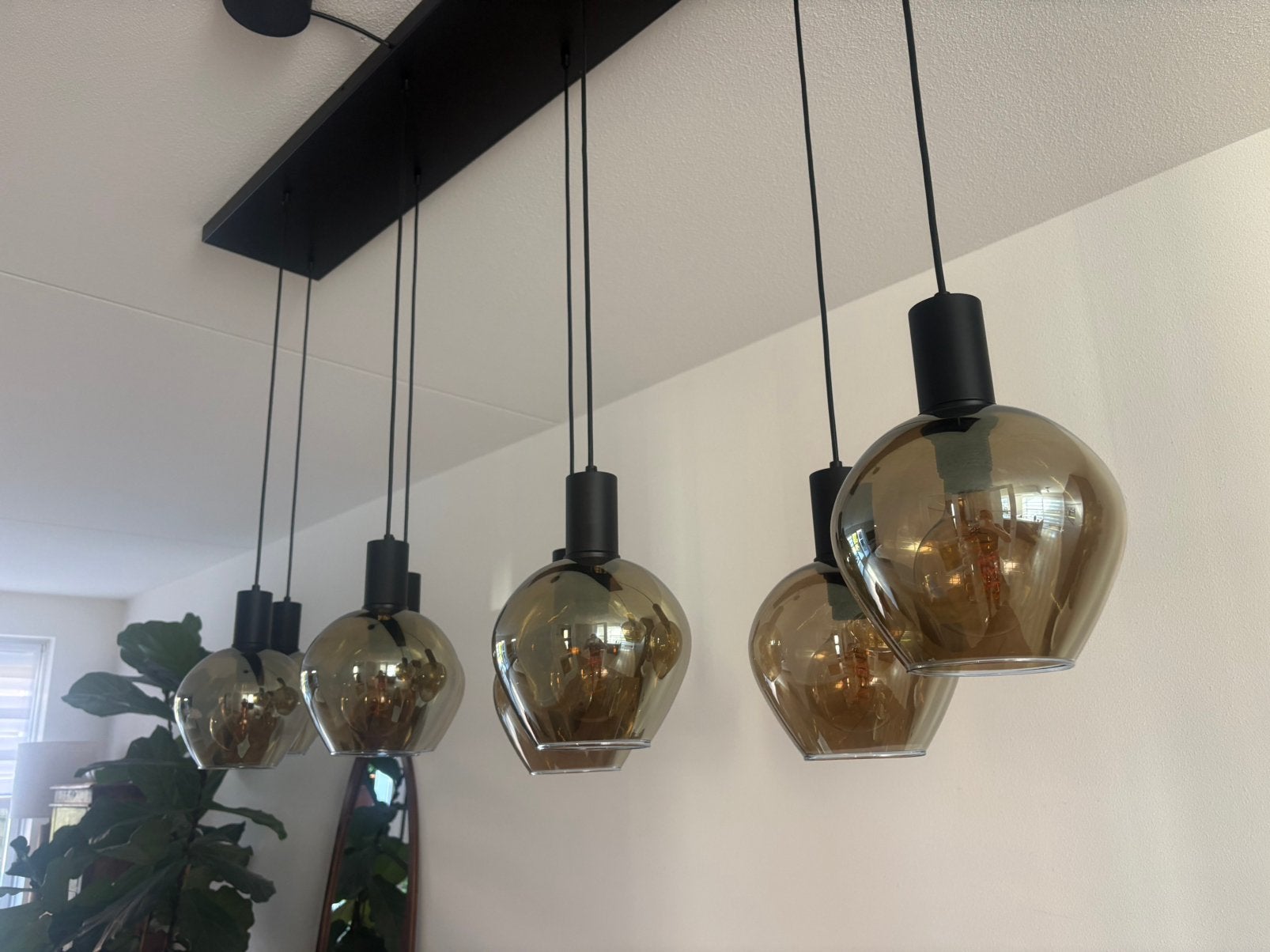 Masterlight Bounty - 8 lampen, Ophalen, Zo goed als nieuw, Glas