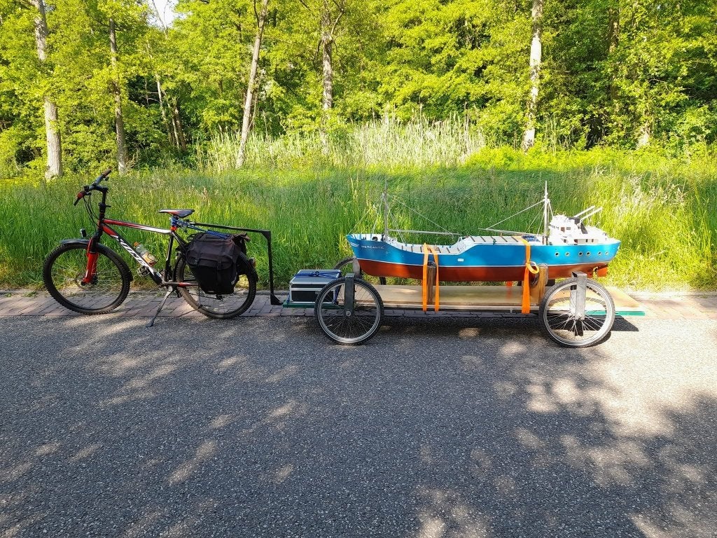 Uniek groot RC model van de Mercantic.(2m) Inc veel extra s, Hobby en Vrije tijd, Ophalen, Zo goed als nieuw, Groter dan 1:32