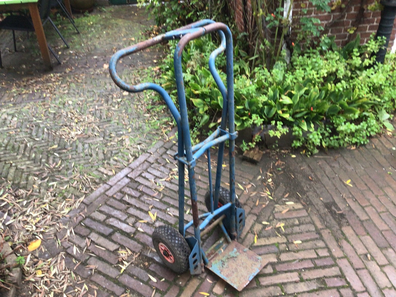Steekwagen., 60 tot 80 liter, Ophalen, Gebruikt, Steekwagen