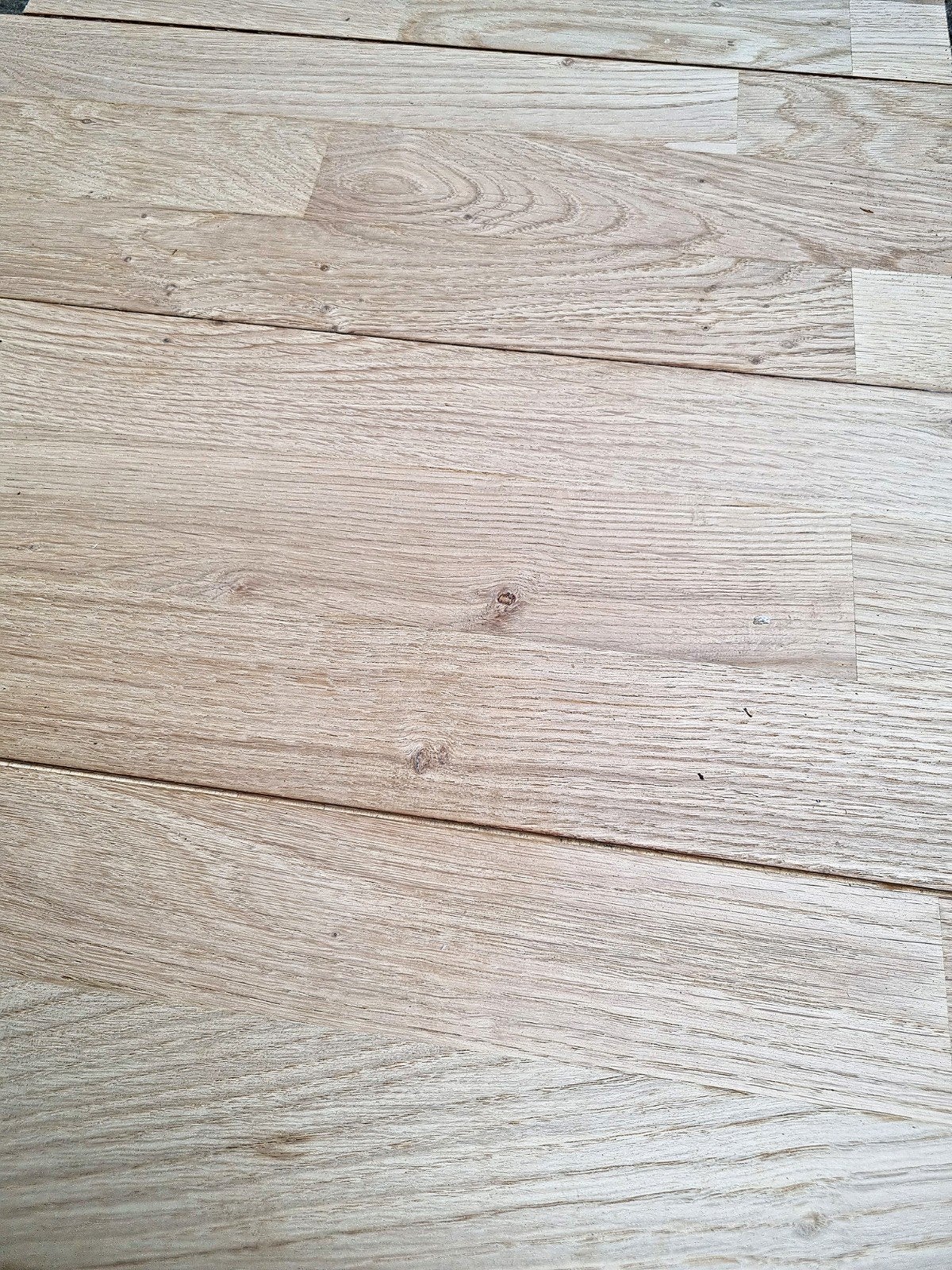 Eiken parketvloer - zelf geschaafd - 17,5m2, Ophalen