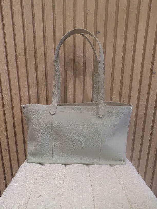 YAYA - Leren schoudertas - Huidige collectie - Nieuw €140, Schoudertasje, Beige, Nieuw, Ophalen of Verzenden