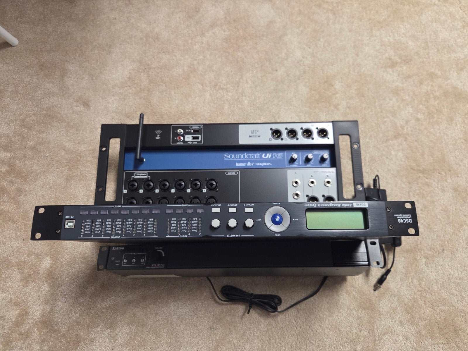 Complete Audio Rack Set: Zie omschrijving, Ophalen, Gebruikt, 10 tot 20 kanalen, Microfooningang