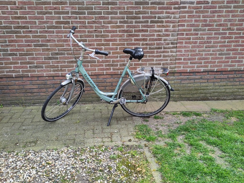 Gazelle damesfiets 57cm, 7v, Ophalen, Gebruikt, Versnellingen, 56 cm of meer
