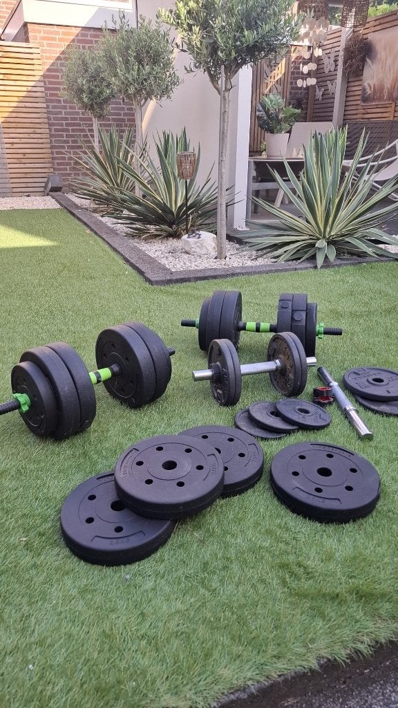 Dumbells, Ophalen, Zo goed als nieuw, Kunststof, Overige typen