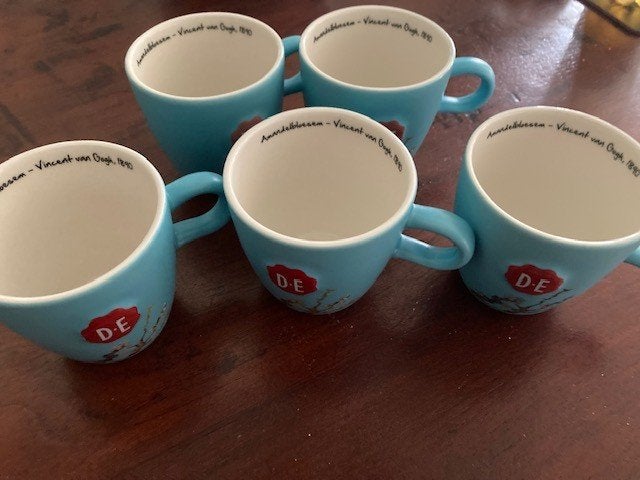 Douwe Egberts Amandelbloesem mok van Gogh, Ophalen, Overige merken, Zo goed als nieuw, Overige stijlen