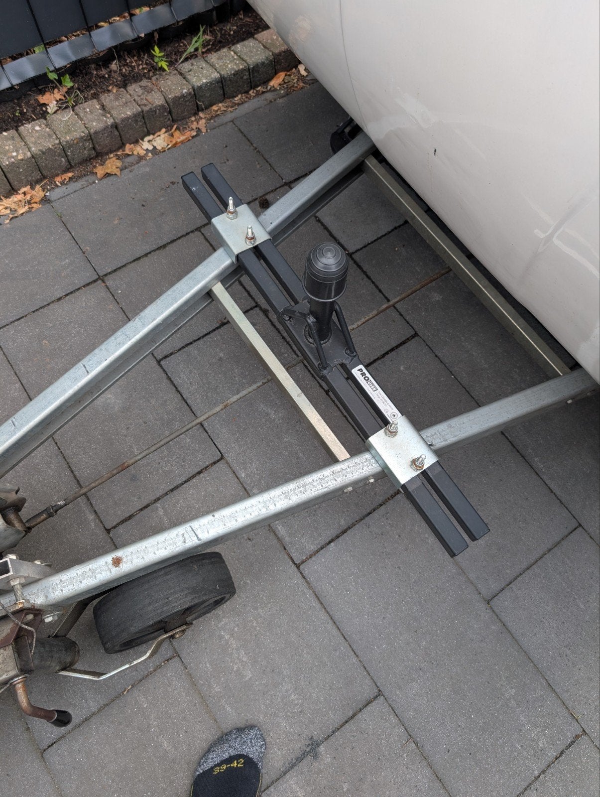 Fietsendrager Disseladapter Hulpstuk Caravan Camper, Caravans en Kamperen, Caravan accessoires, Ophalen, Gebruikt