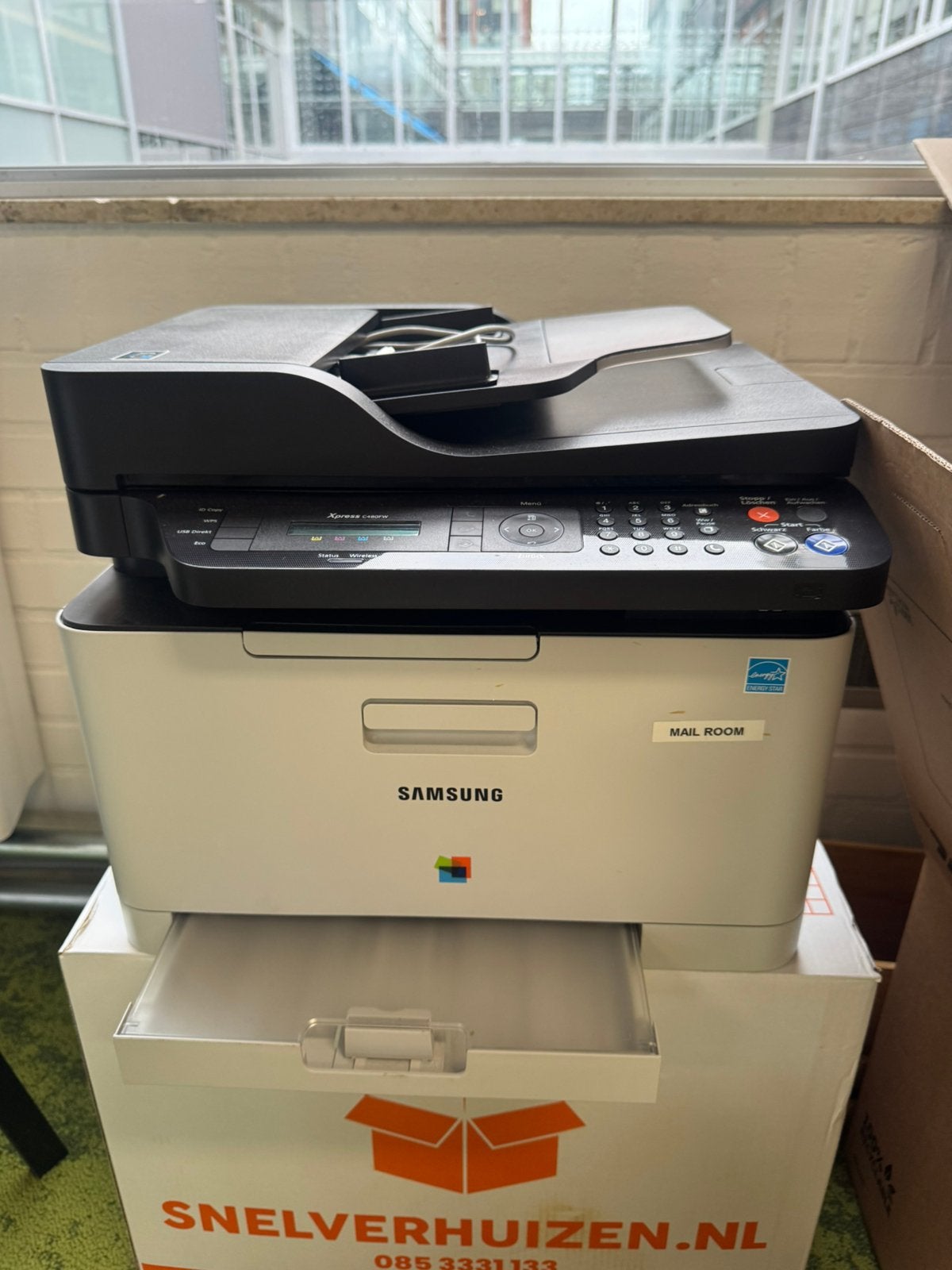 Samsung Xpress C480FW– Kleurenlaserprinter (Wifi/NFC), Ophalen, Zo goed als nieuw, Scannen, Draadloos