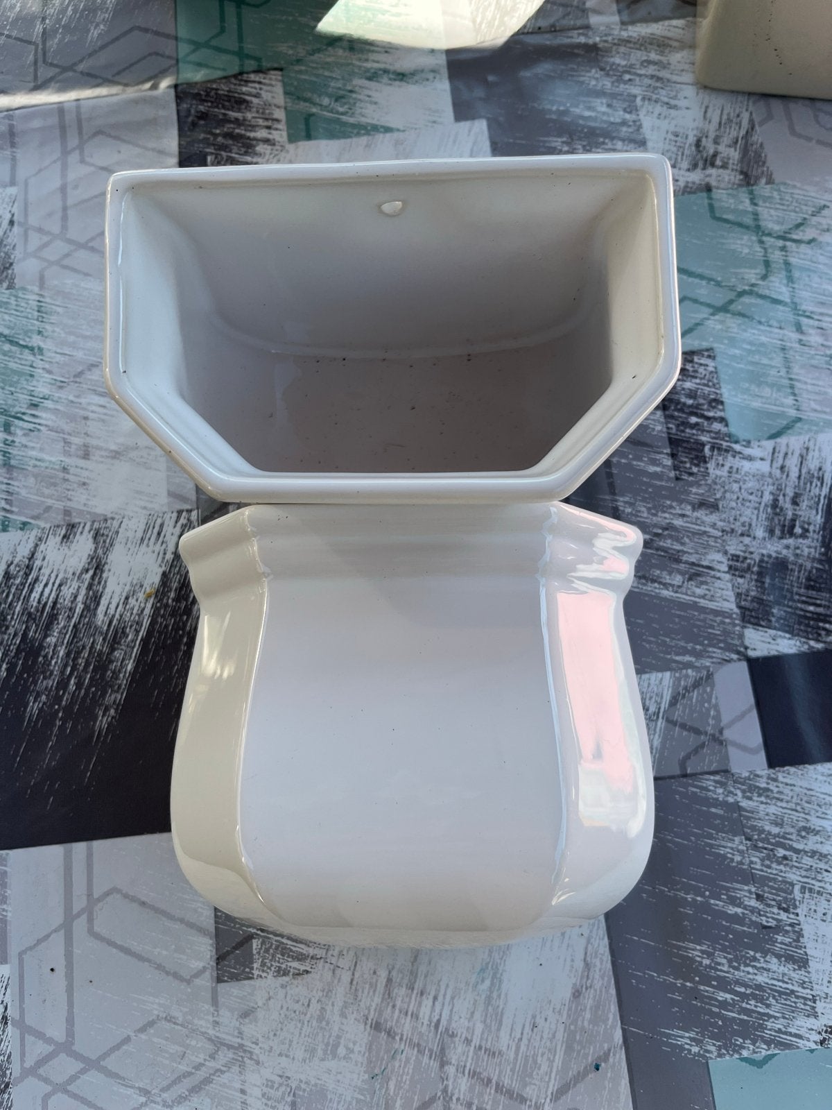 Set van 2 witte wand bloempotten, Ophalen, Gebruikt, Binnen, Overige vormen