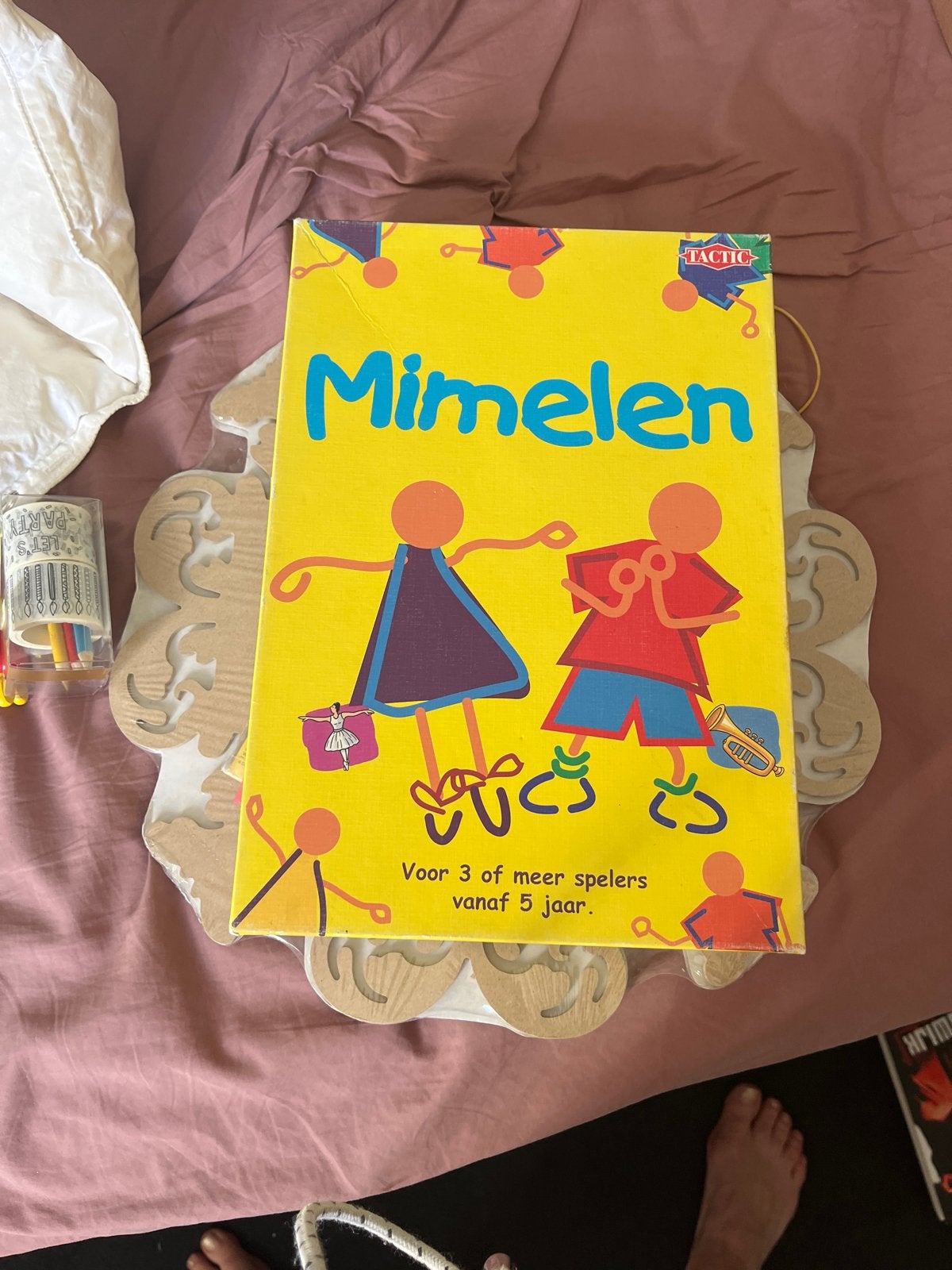 Tactic Mimelen Gezelschapsspel - Voor 3 of meer spelers, Drie of vier spelers, Ophalen of Verzenden, Gebruikt