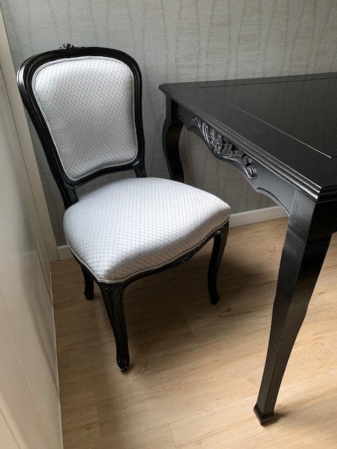 ***Queen Ann eetkamerstoelen (4 stuks - in overleg meer!)***, Ophalen, Overige kleuren, Zo goed als nieuw, Queen Ann stijl