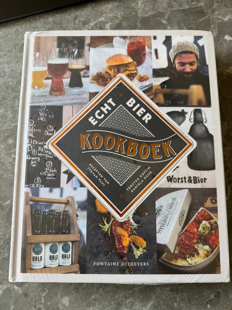 Echt Kookboek Bier - Nieuw in folie, Hobby en Vrije tijd, Ophalen of Verzenden, Zo goed als nieuw