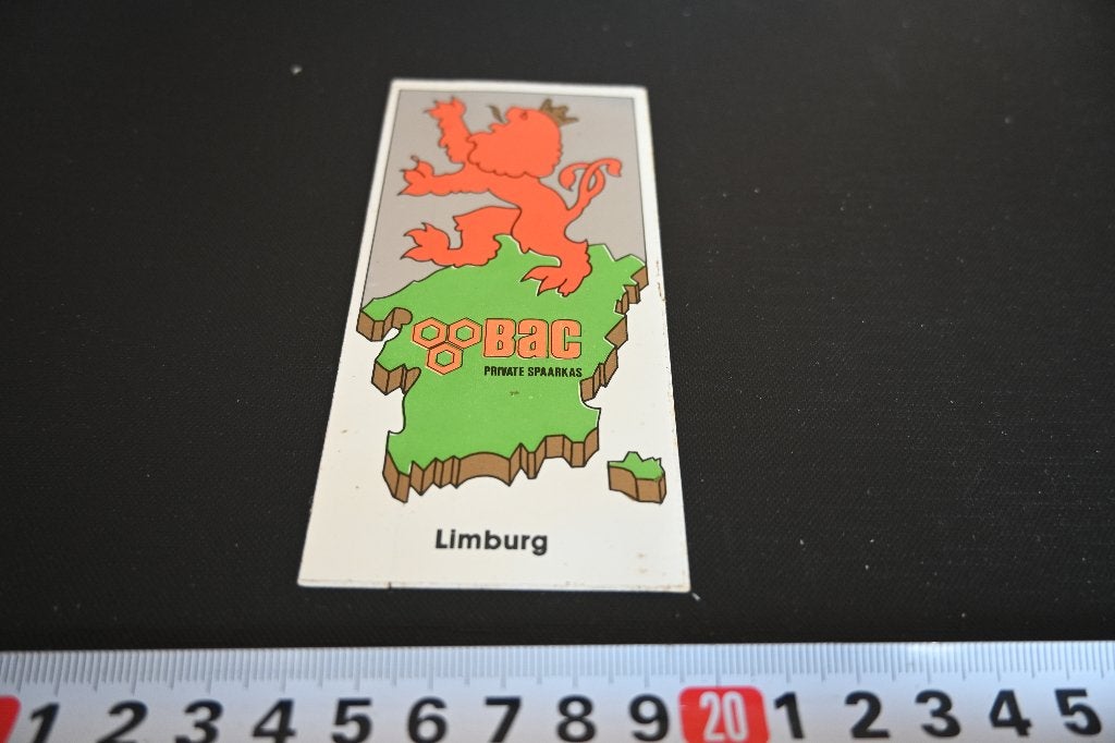 sticker limburg belgië BAC private spaarkas, Verzamelen, Ophalen of Verzenden, Zo goed als nieuw
