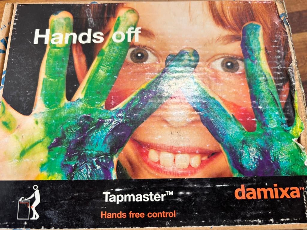 Damixa Hands free / Hands off Tapmaster kraanbediening, Ophalen of Verzenden, Nieuw, Rvs, Kraan