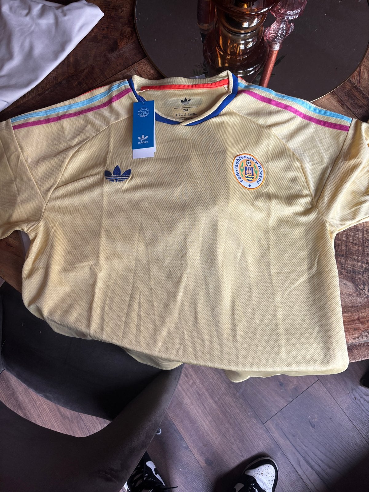 Adidas Curacao Voetbalshirt wk, Ophalen of Verzenden, Nieuw, Overige maten, Geel