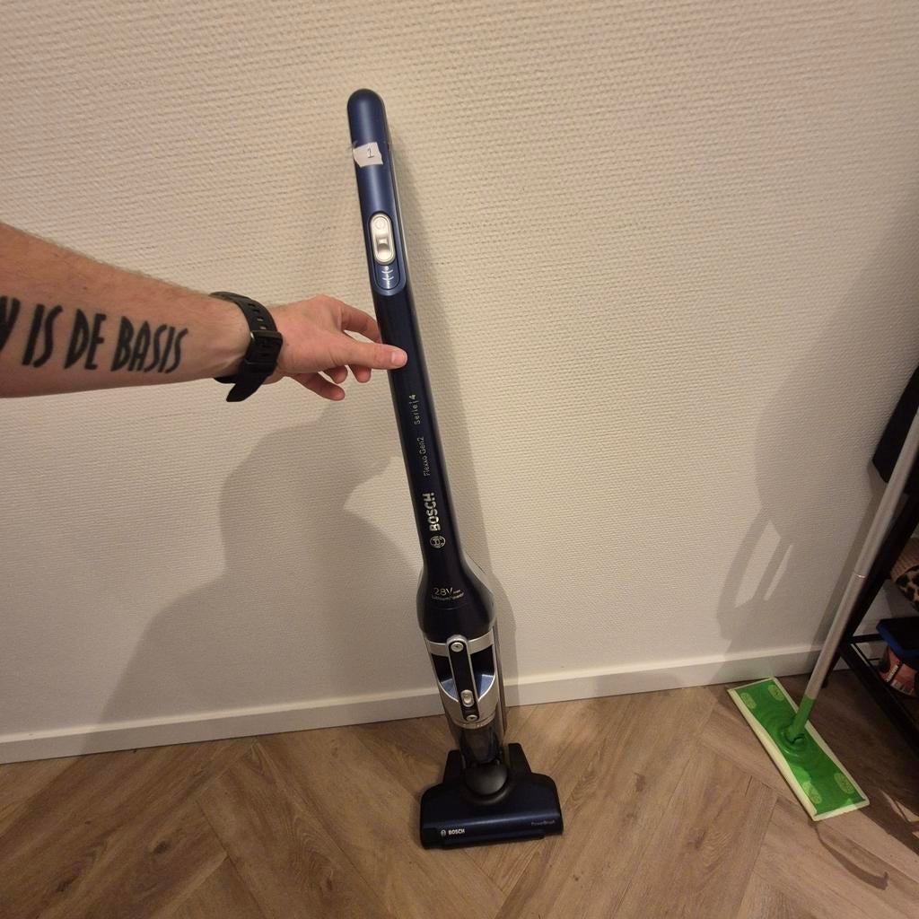 Bosch Serie 4 Flexxo Gen2 28V Draadloze Stofzuiger 4in1, Ophalen of Verzenden, Gebruikt, Reservoir, Stofzuiger