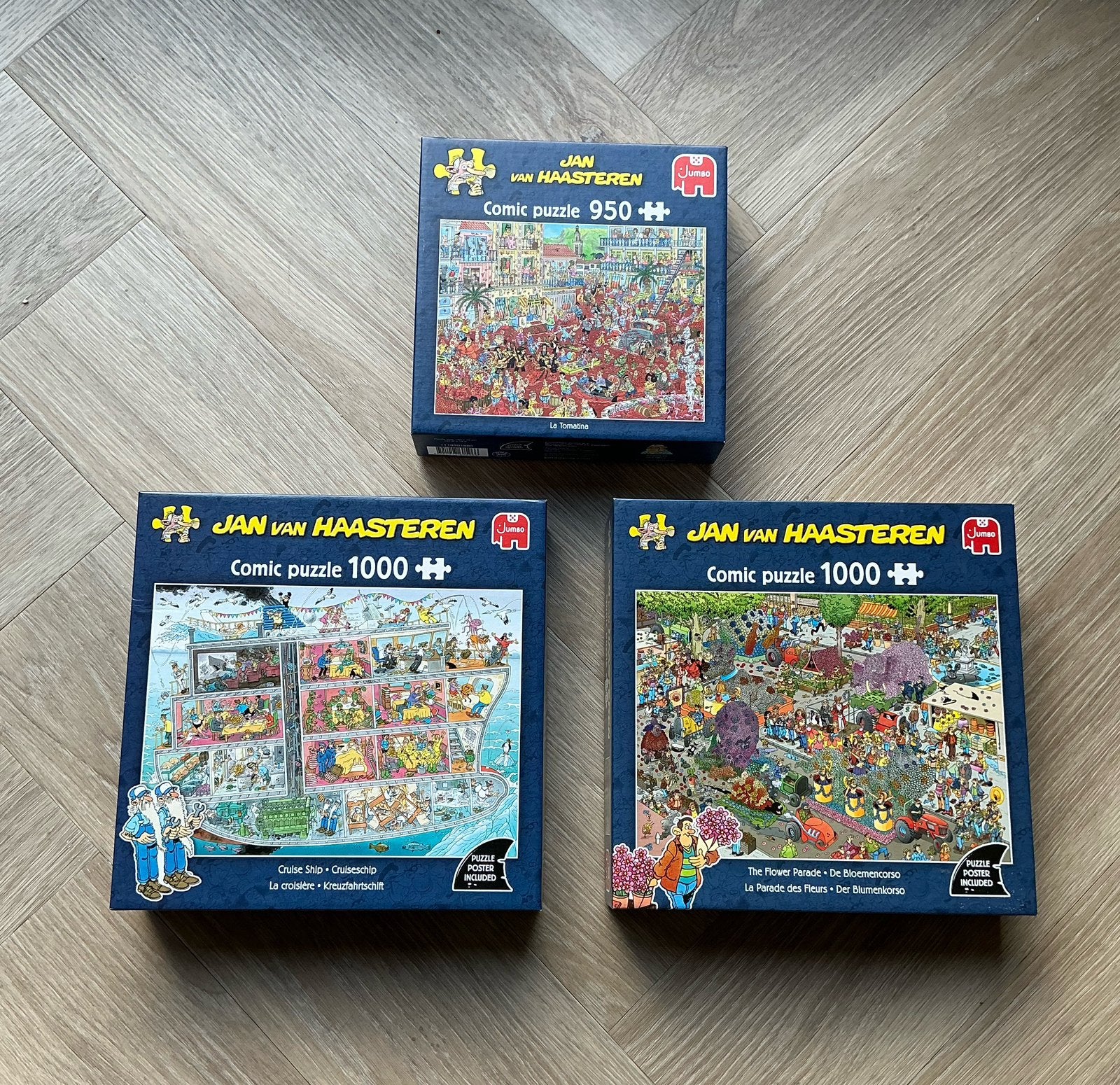 van Haasteren puzzels, Ophalen, 500 t/m 1500 stukjes, Zo goed als nieuw