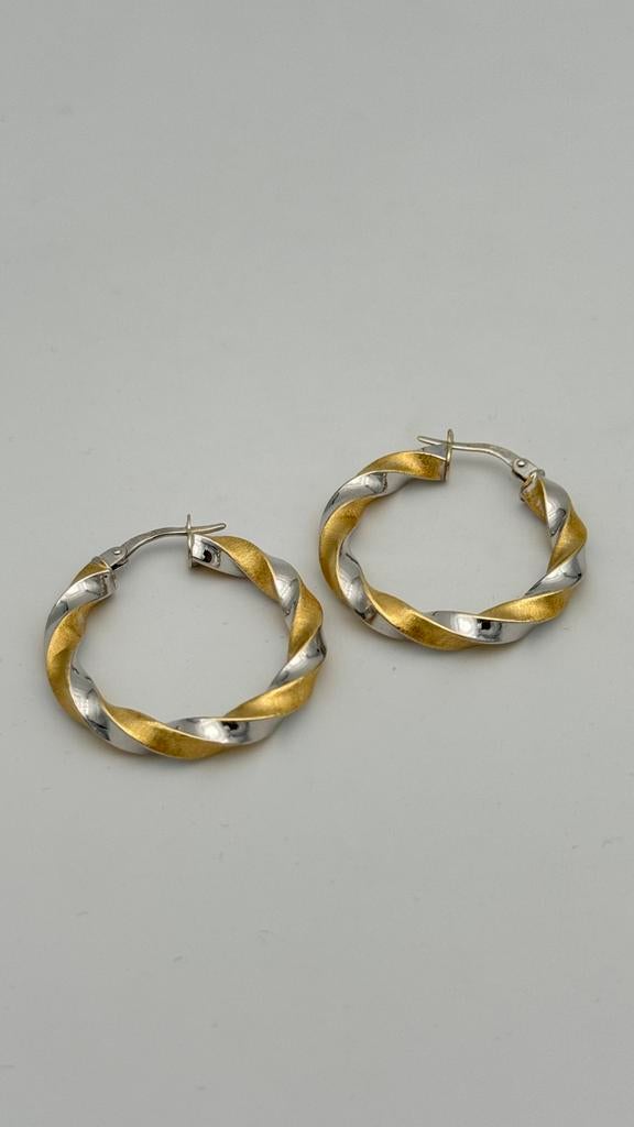 Mooie 18 karaat goud wokkels oorbellen, Sieraden, Tassen en Uiterlijk, Oorbellen, Nieuw, Ophalen of Verzenden, Nvt, Nvt