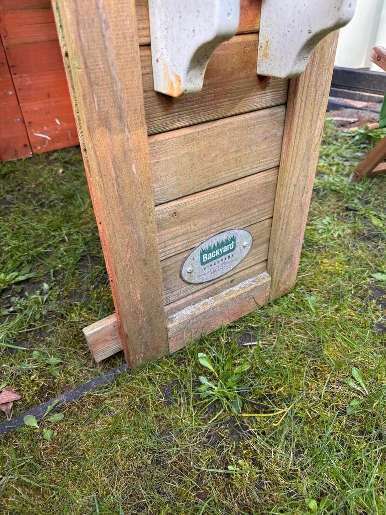 Houten Speelhuisje tuin, Tuin en Terras, Ophalen, Gebruikt, Hout, Overige typen