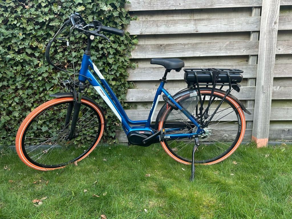 Amslod York M-RX Elektrische damesfiets 53cm **1317km**, 53 tot 56 cm, Versnellingen, Zo goed als nieuw, Ophalen